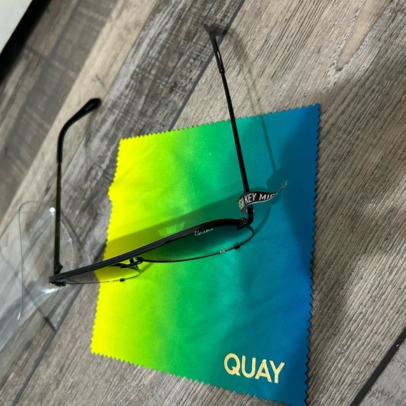 QUAY After Hours Square Frame Tortoise Sunglasses - Picture 6 of 6